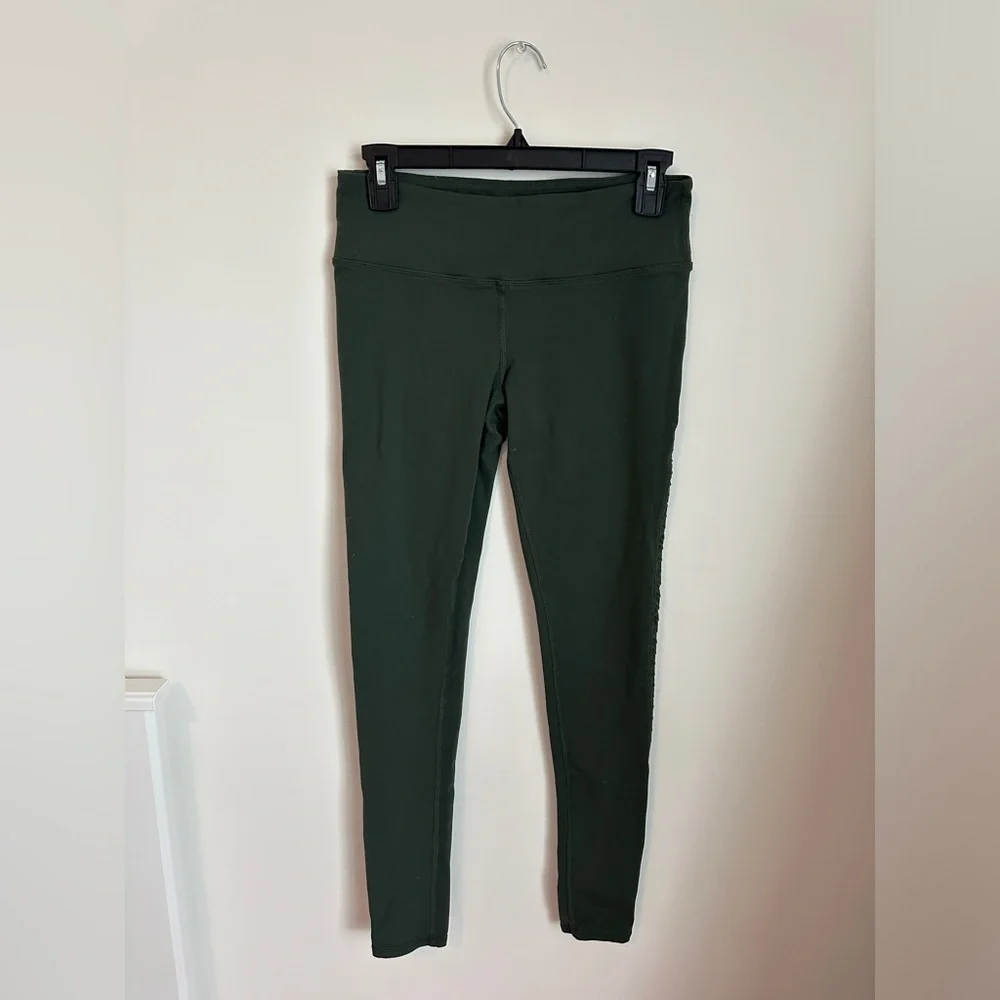 Hunter Green High Waist Alo Moto Leggings